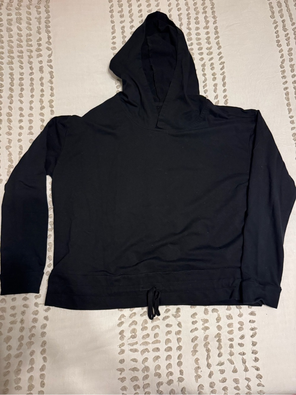 Soho Black Hooded Sweatshirt